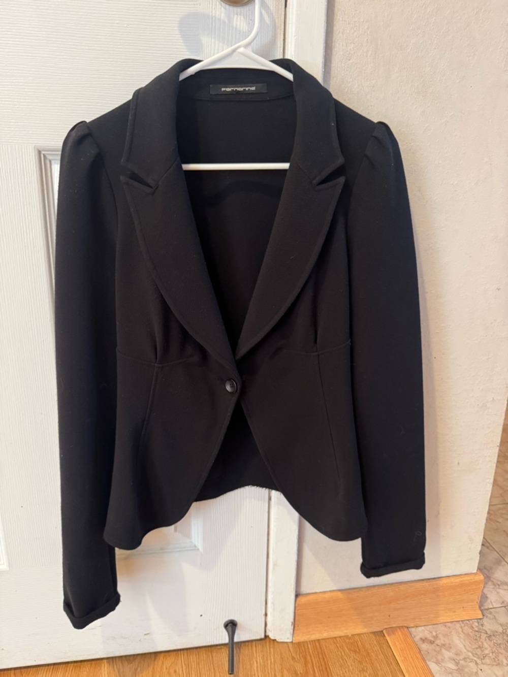 Black Fornarina Women's Tailored Blazer Jacketed
